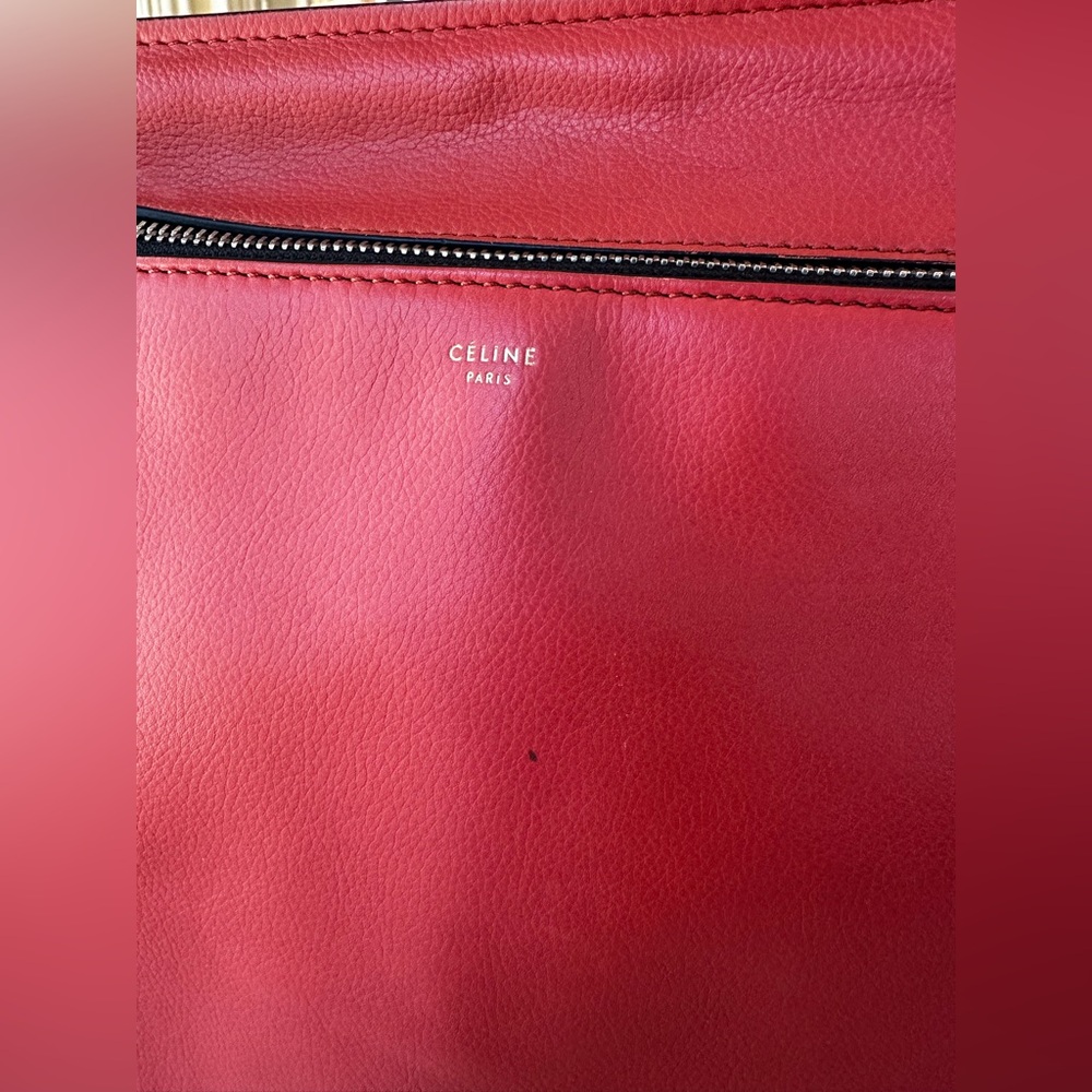 Celine Edge Leather Handbag (never carried) - Picture 8 of 9